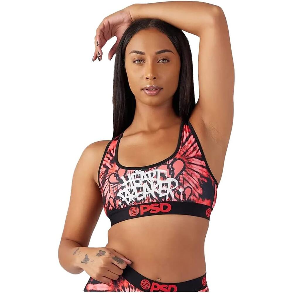 PSD Women's Heart-Breaker Sports Bra, Red, XL